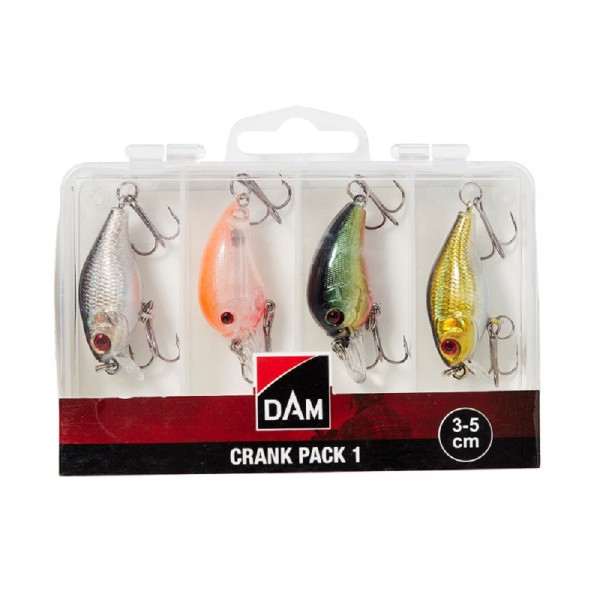 DAM Crank Pack set sa kutijom (3-5cm) (Kutije za pribor) - www.eribolov.rs